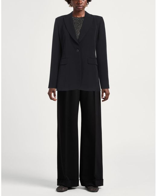 Liu Jo Black Blazer Polyester, Elastane