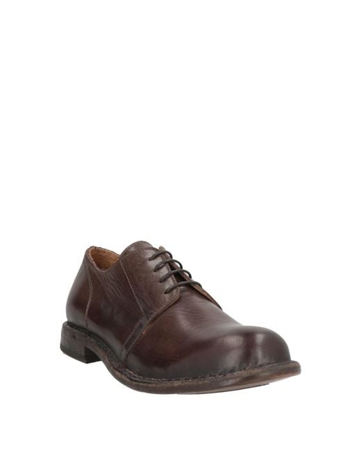 Moma Brown Lace-Up Shoes