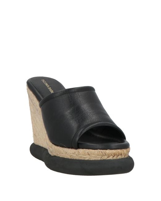 Paloma Barceló Black Espadrilles Leather
