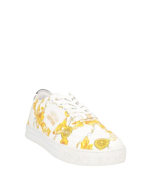 Versace Jeans Couture Yellow Sneakers Leather for men