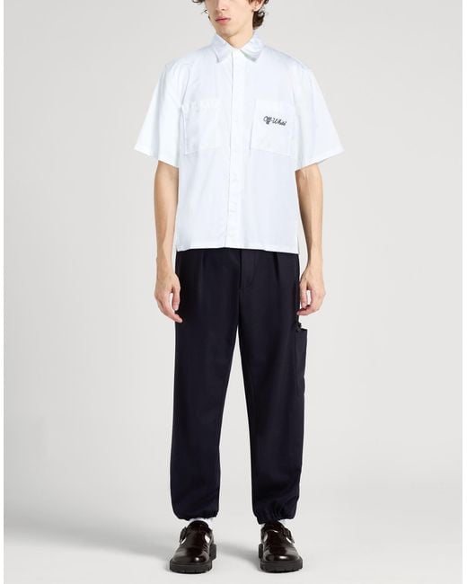 Camicia di Off-White c/o Virgil Abloh in White da Uomo