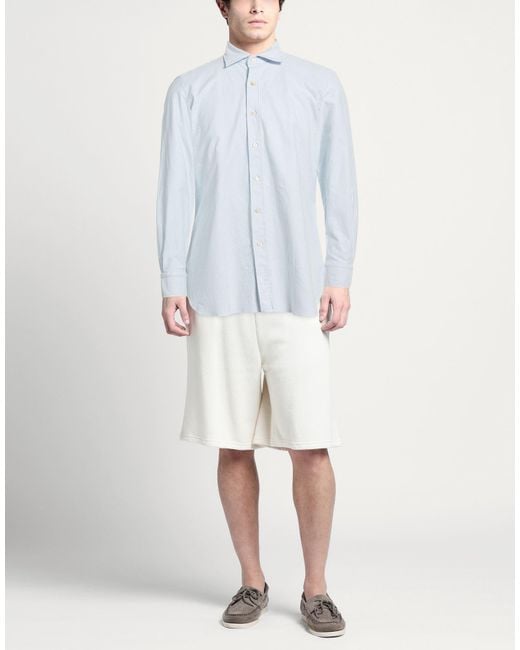 Camicia di Finamore 1925 in Blue da Uomo