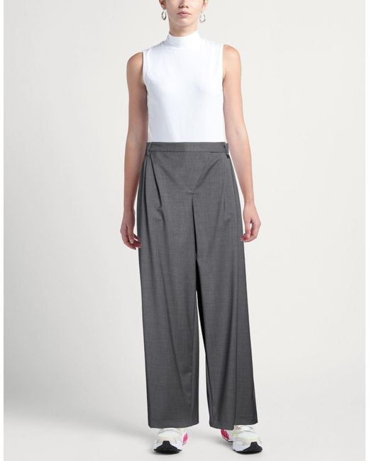 GIUSEPPE DI MORABITO Gray Pants Virgin Wool
