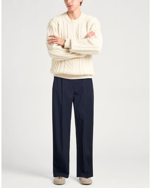 Department 5 Blue Pants Cotton, Elastane for men
