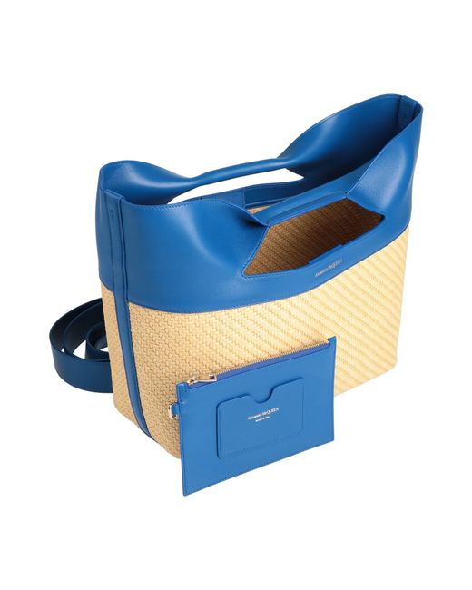 McQueen Blue Handbags