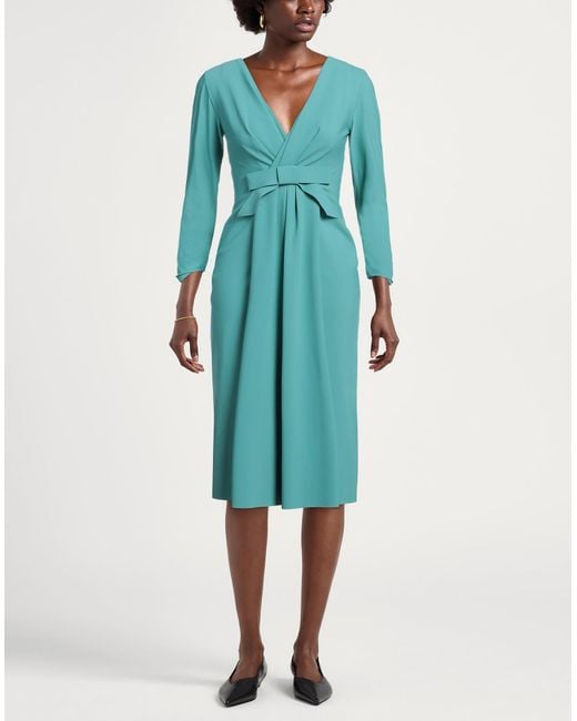 La Petite Robe Di Chiara Boni Blue Midi Dress