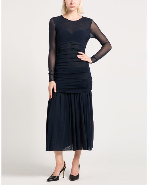 MEIMEIJ Black Maxi Dress Polyamide