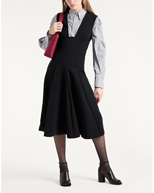 Versace Black Midi-Kleid