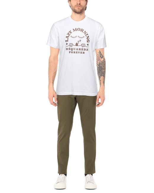 DSquared² White T-shirt for men