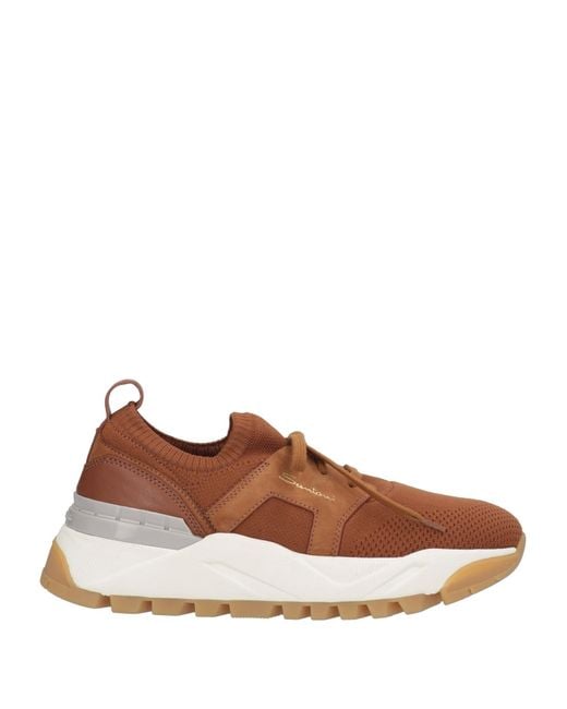 Santoni Brown Trainers