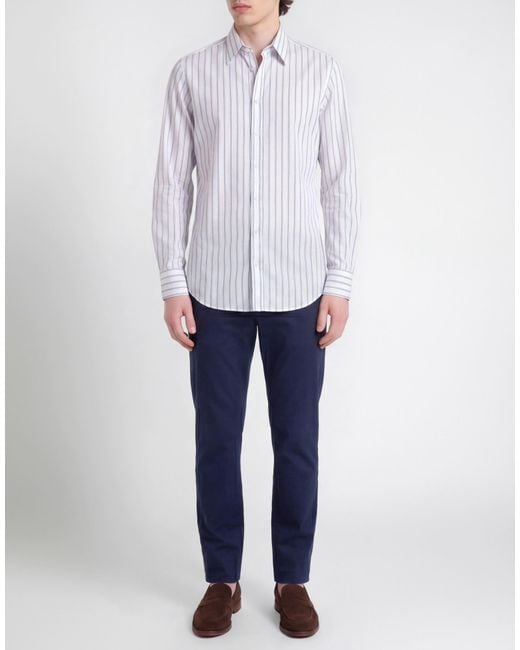 Dolce & Gabbana White Martini Shirt Cotton for men