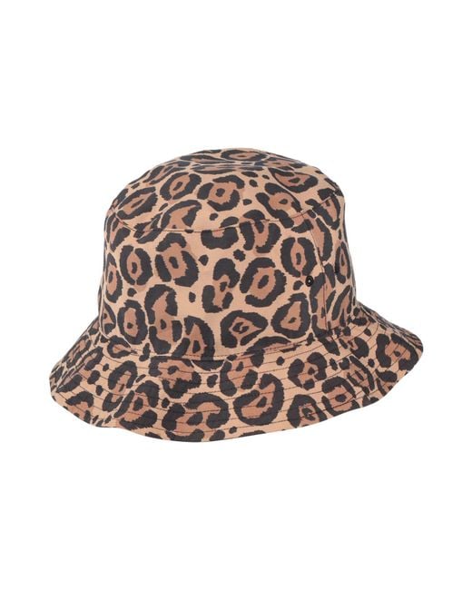 Emporio Armani Brown Hat Modal, Polyester