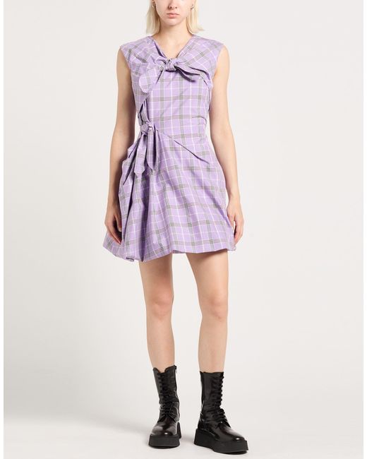 MSGM Purple Mini-Kleid