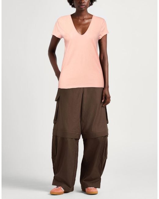 Zadig & Voltaire Pink T-Shirt Organic Cotton