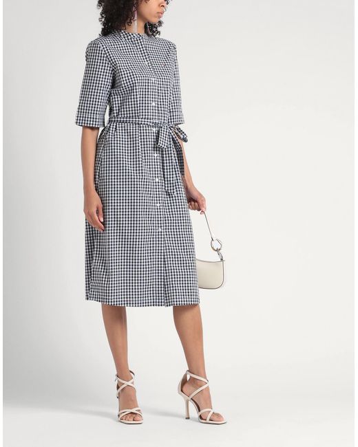 Tommy Hilfiger Gray Midi-Kleid