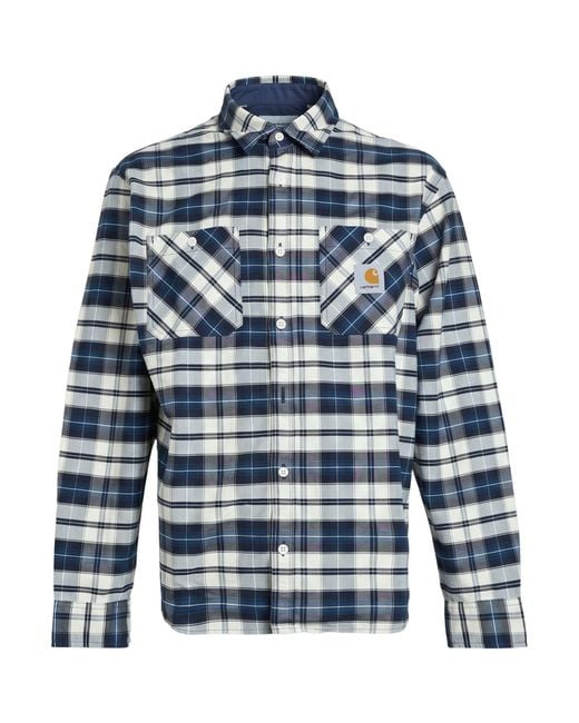 Carhartt Blue Midnight Shirt Cotton for men