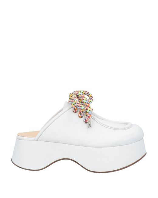 Agl Attilio Giusti Leombruni White Mules & Clogs