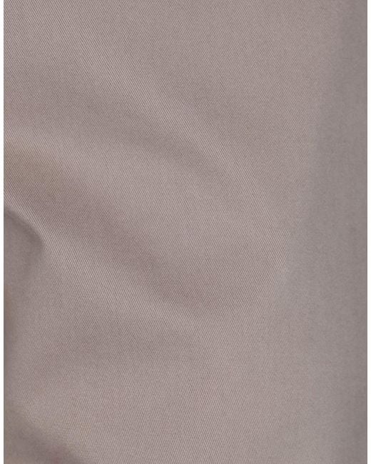 Peuterey Gray Pants Cotton, Elastane for men