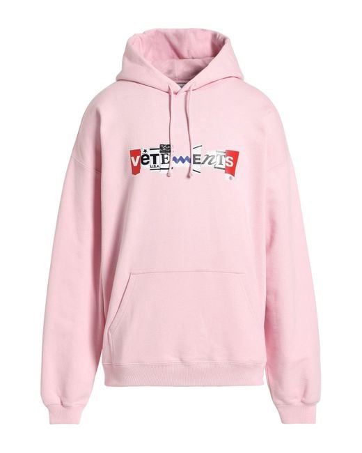 Vetements Sweatshirt in Pink für Herren