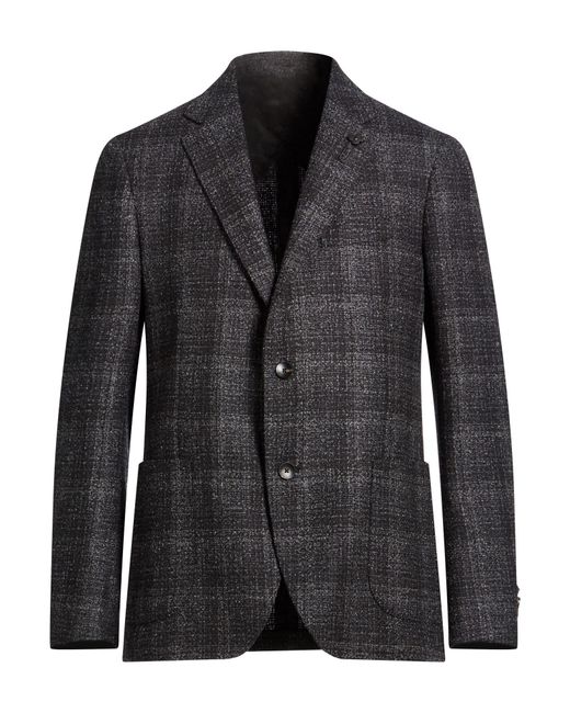 Lardini Black Blazer for men