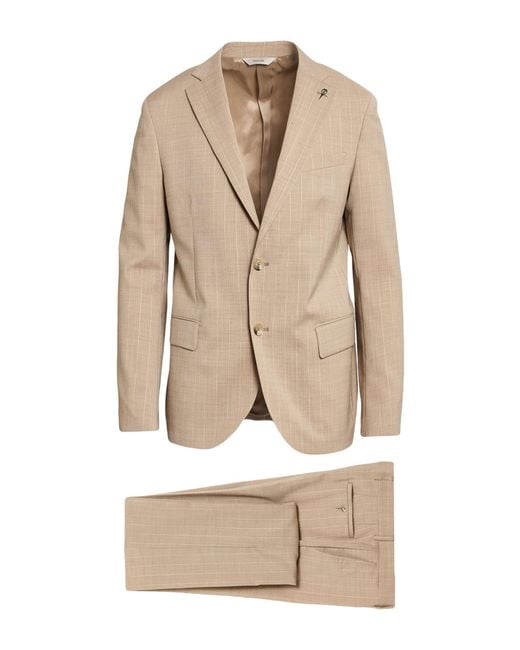 Paoloni Natural Suit Virgin Wool for men