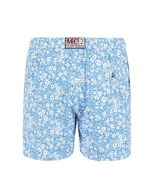 Mc2 Saint Barth Badeboxer in Blue für Herren