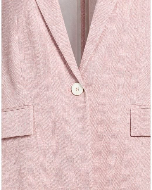 Circolo 1901 Pink Blazer Cotton, Elastane