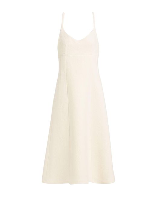 LAVI COUTURE White Midi Dress