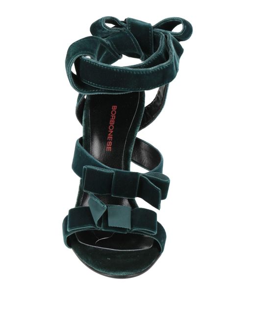 Borbonese Green Sandals