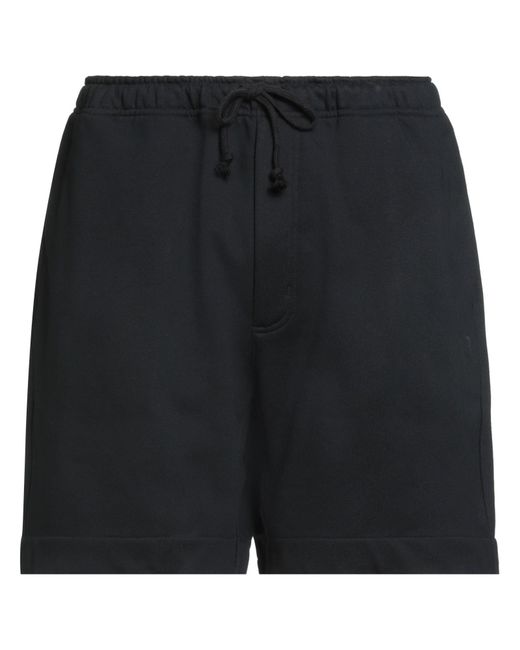Y-3 Black Shorts & Bermuda Shorts Cotton, Recycled Polyester for men