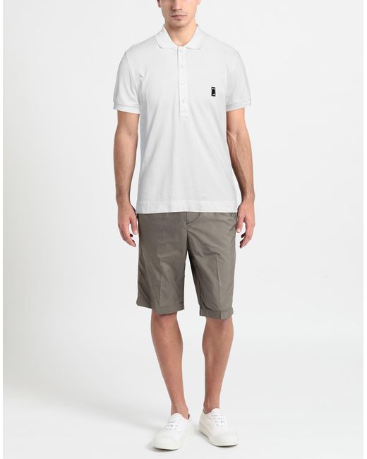 Grifoni White Polo Shirt for men