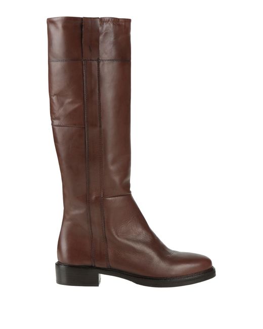 CURIOSITÉ Brown Boot Calfskin