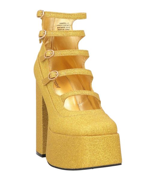 Jeffrey Campbell Yellow Pumps