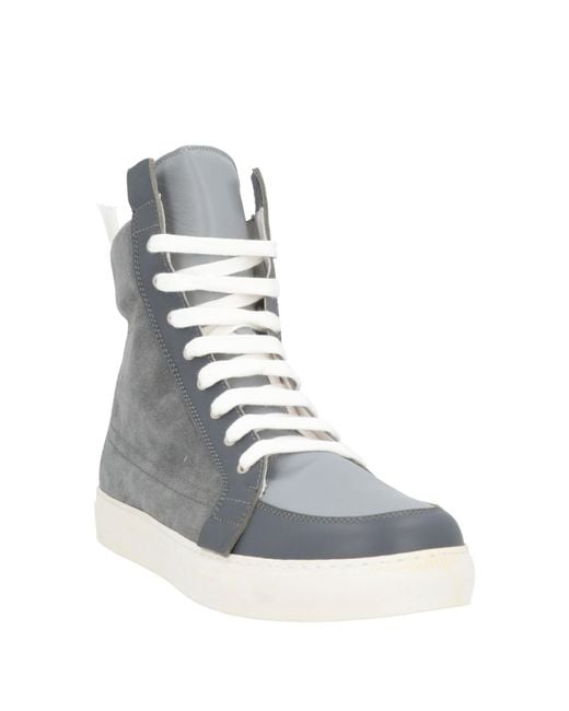 Kris Van Assche Gray Sneakers Leather for men