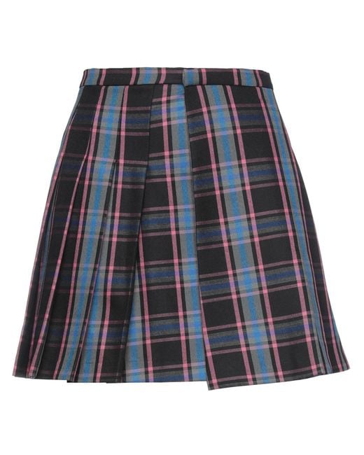 Matthew Adams Dolan Blue Mini Skirt