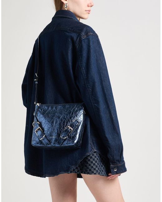 Givenchy Blue Cross-Body Bag Lambskin
