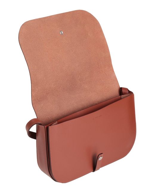 Il Bisonte Red Cross-Body Bag Leather