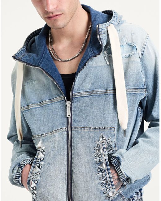 DSquared² Jeansjacke/-mantel in Blue für Herren
