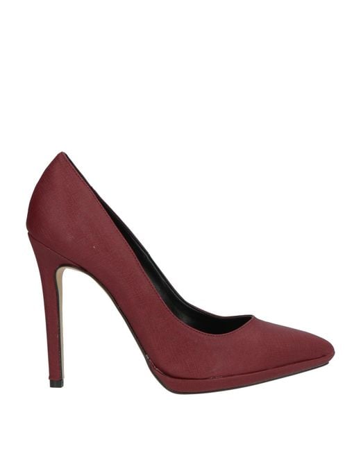 Divine Follie Purple Brick Pumps Synthetic Material