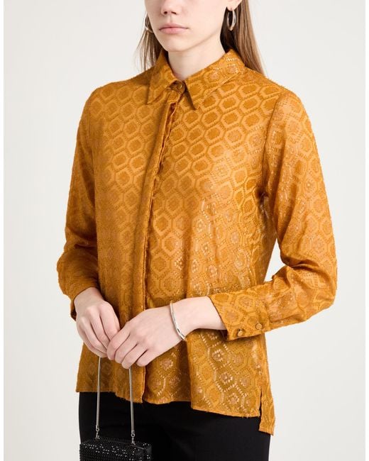 Niu Orange Shirt Polyester