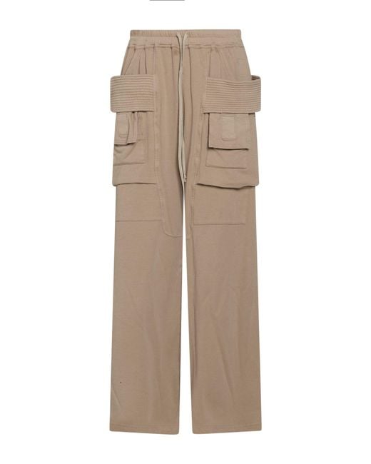Rick Owens Natural Pants Cotton for men