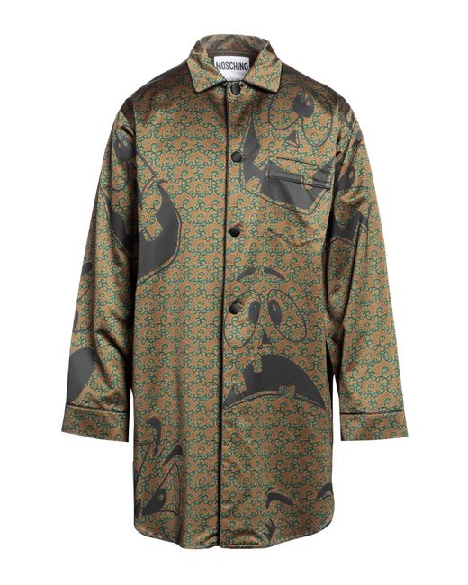 Moschino Green Overcoat & Trench Coat for men