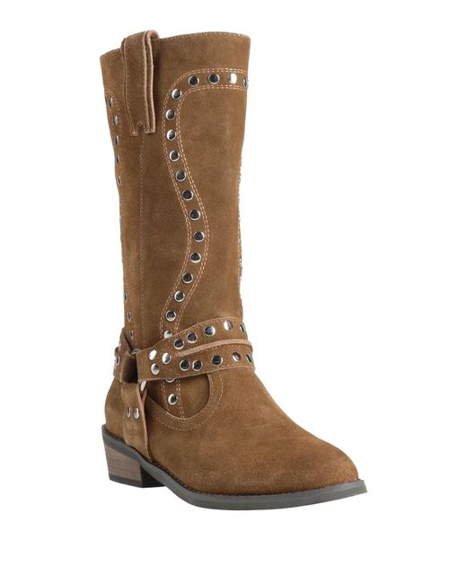 ALMA BLUE Brown Boots