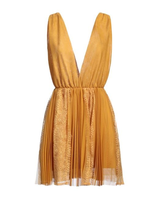 Soallure Orange Mini Dress