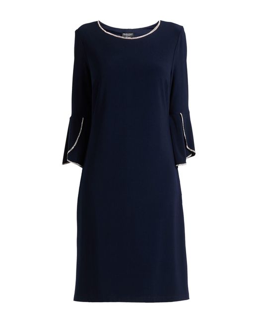 FRANK LYMAN Blue Midi Dress