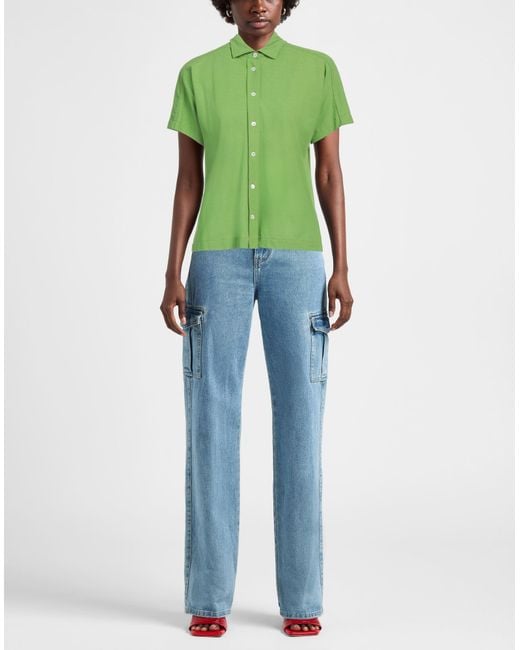 Zanone Green Hemd