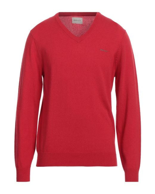 Gant Red Jumper for men