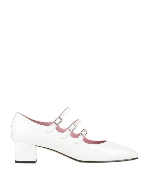 CAREL PARIS White Pumps Leather