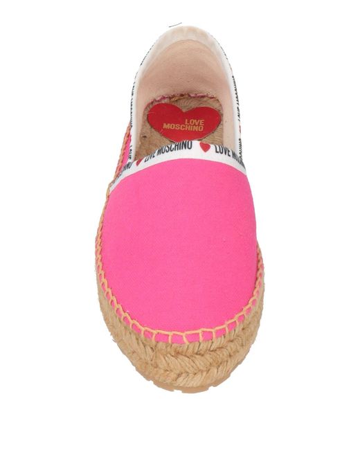 Love Moschino Pink Espadrilles