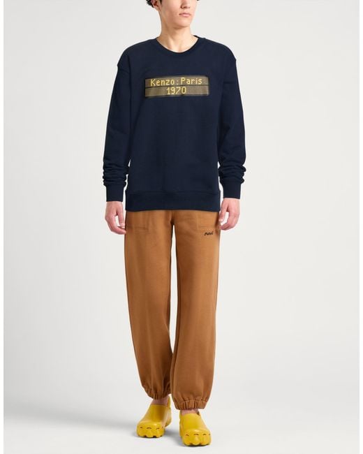 KENZO Blue Midnight Sweatshirt Cotton for men